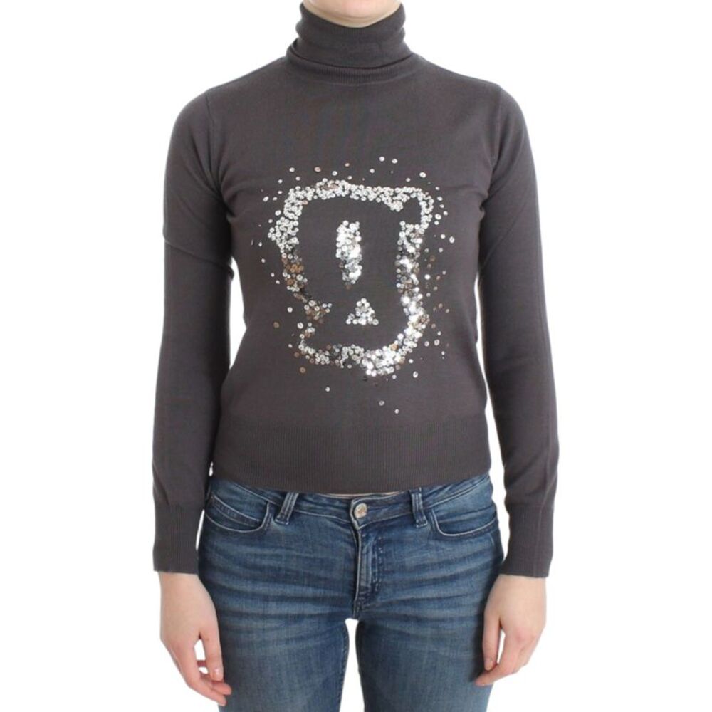 John Galliano Brown turtleneck cotton Women's sweater
